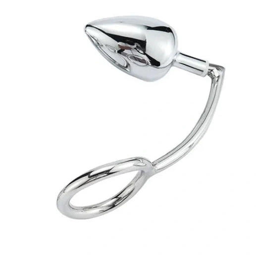 Anal Cock Steel 4663 Hook Ring with DiscreetChoice Set Stainless 0815